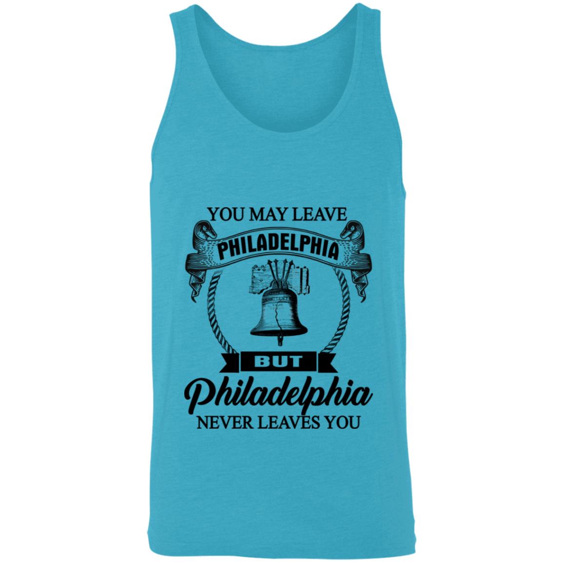Philadelphia Never Leaves You T-Shirt - T-shirt Teezalo