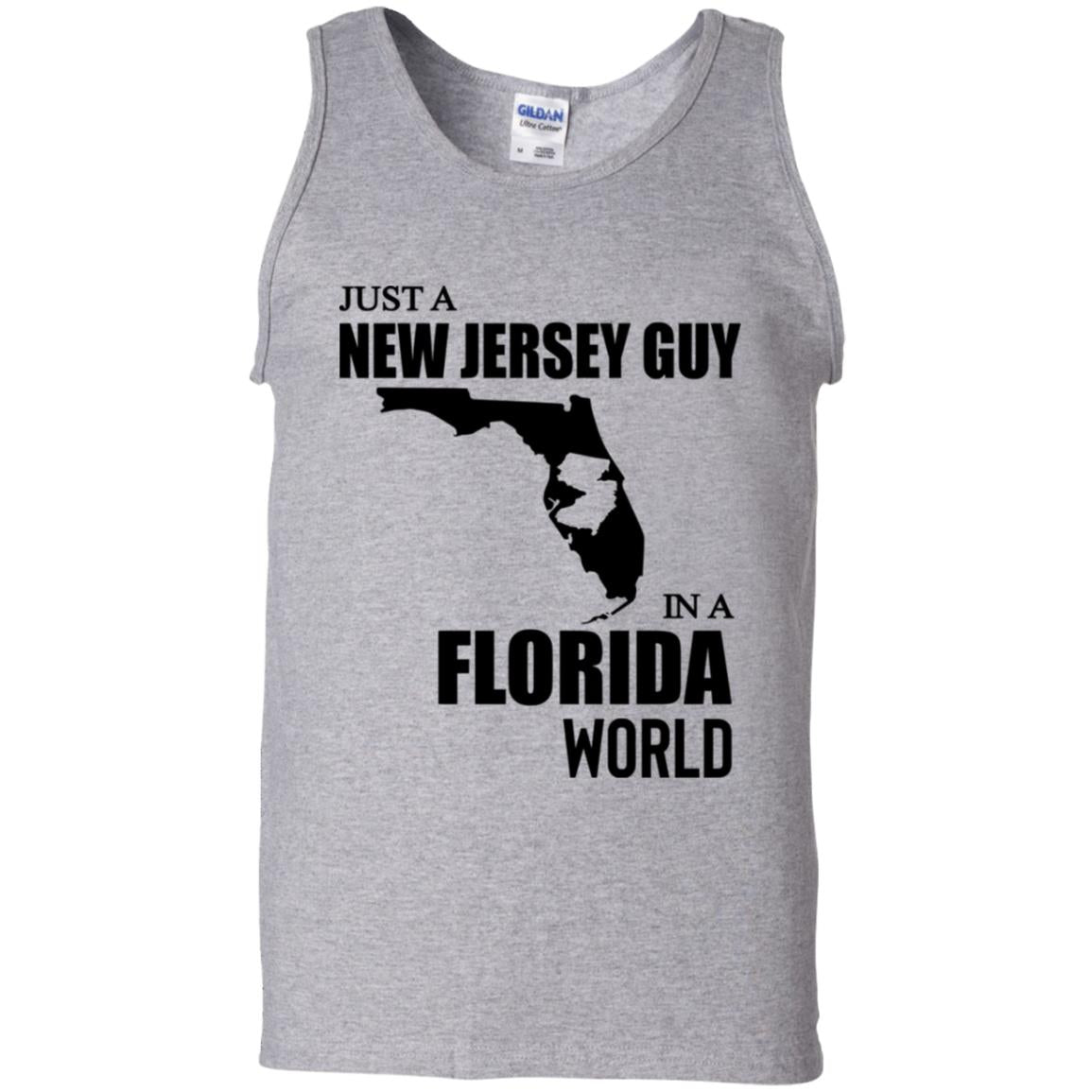 Just A New Jersey Guy In A Florida World T-Shirt - T-shirt Teezalo