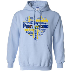 Pennsylvania City Heart T-Shirt - T-shirt Teezalo