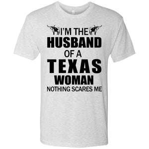 I'm The Husband Of A Texas Woman T- Shirt - T-shirt Teezalo
