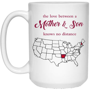 Arkansas New Hamshire	The Love Between Mother And Son Mug - Mug Teezalo