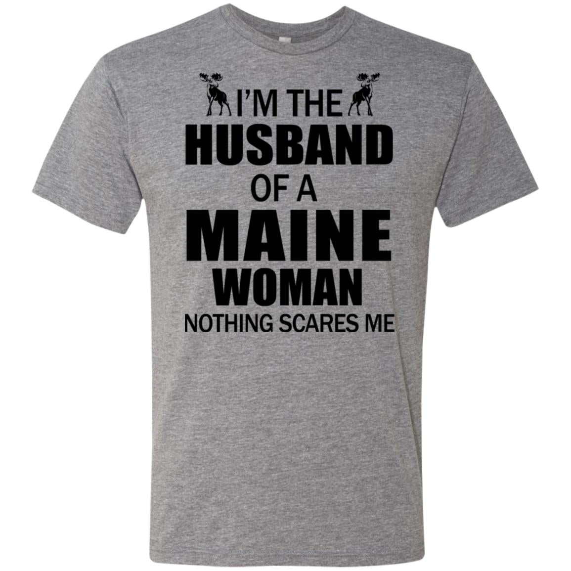 I'm The Husband Of A Maine Woman T-Shirt - T-shirt Teezalo