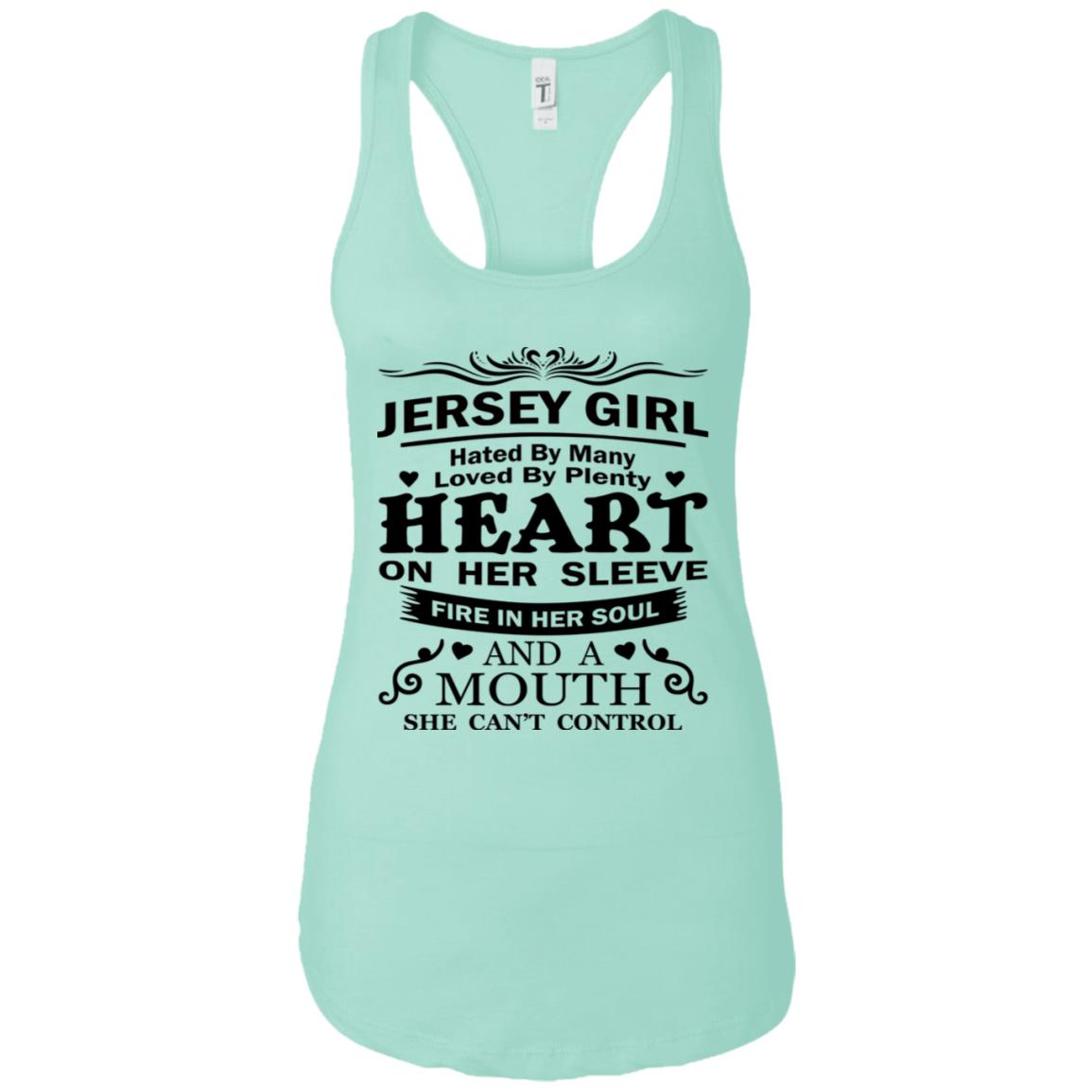 Jersey Girl Hated By Many Loved By Plenty Hoodie - Hoodie Teezalo