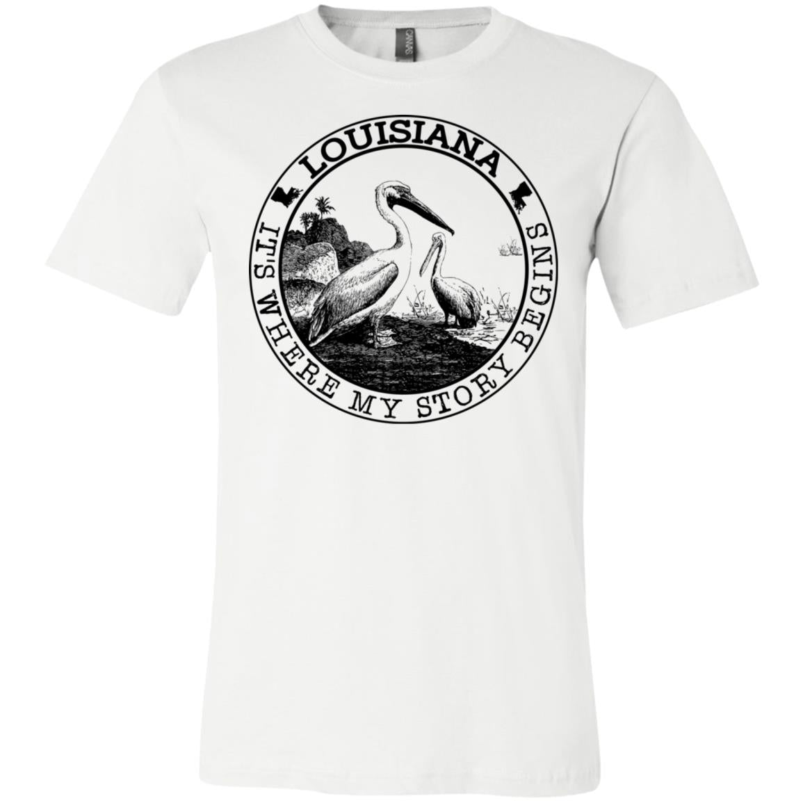 Louisiana It's Where My Story Begins Hoodie - Hoodie Teezalo