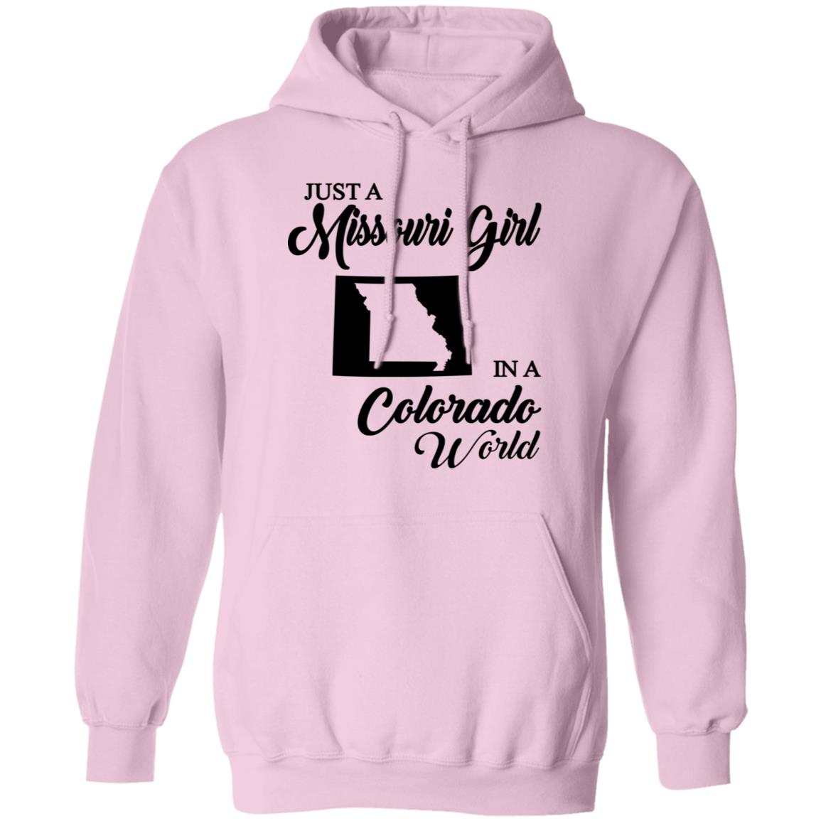 Just A Missouri Girl In A Colorado World T- Shirt - T-shirt Teezalo