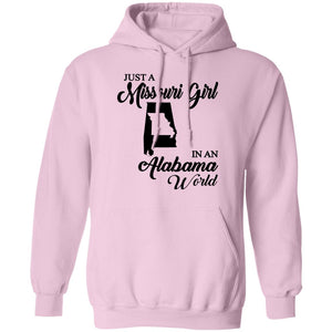 Just A Missouri Girl In An Alabama World T Shirt - T-shirt Teezalo