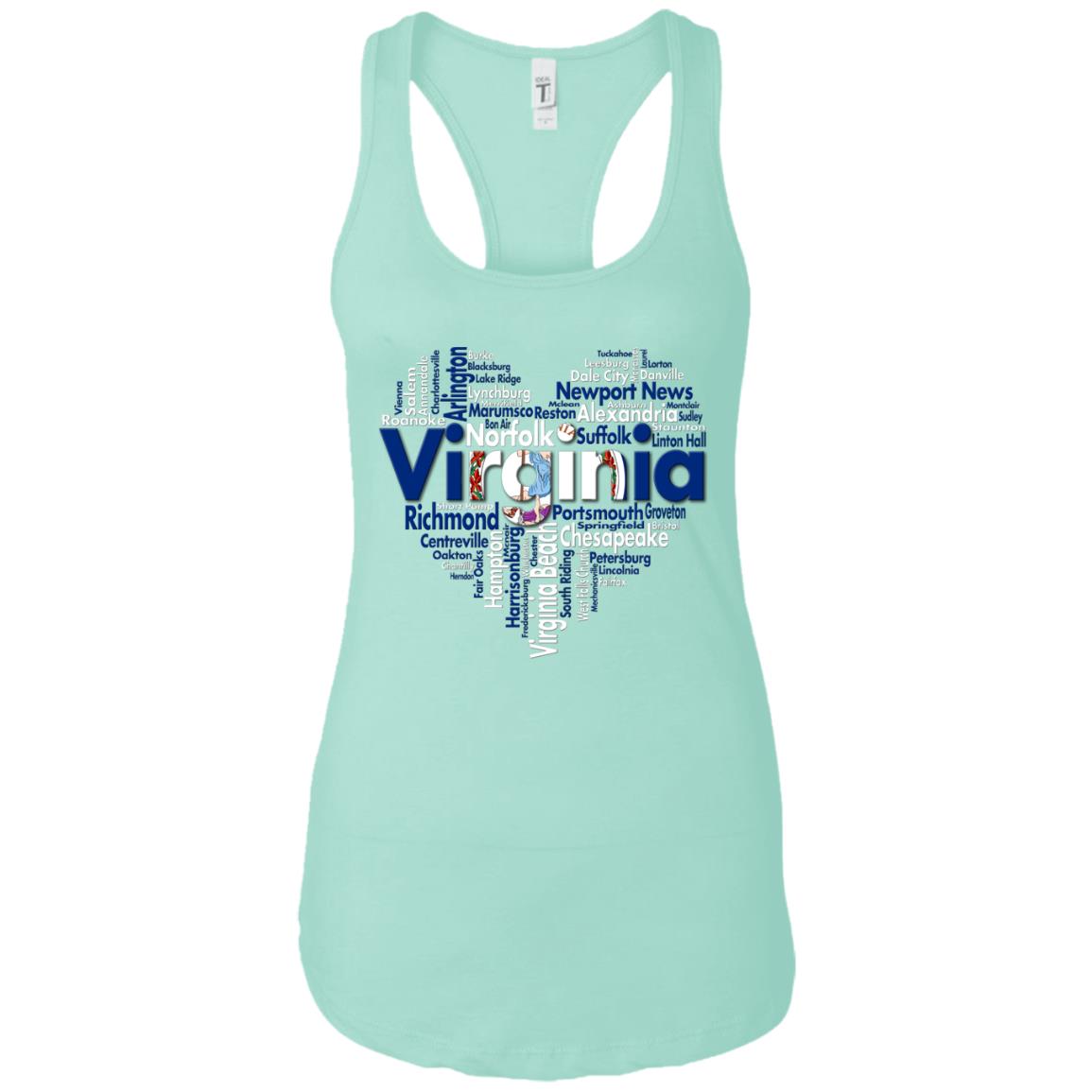 Virginia City Heart T-Shirt - T-shirt Teezalo
