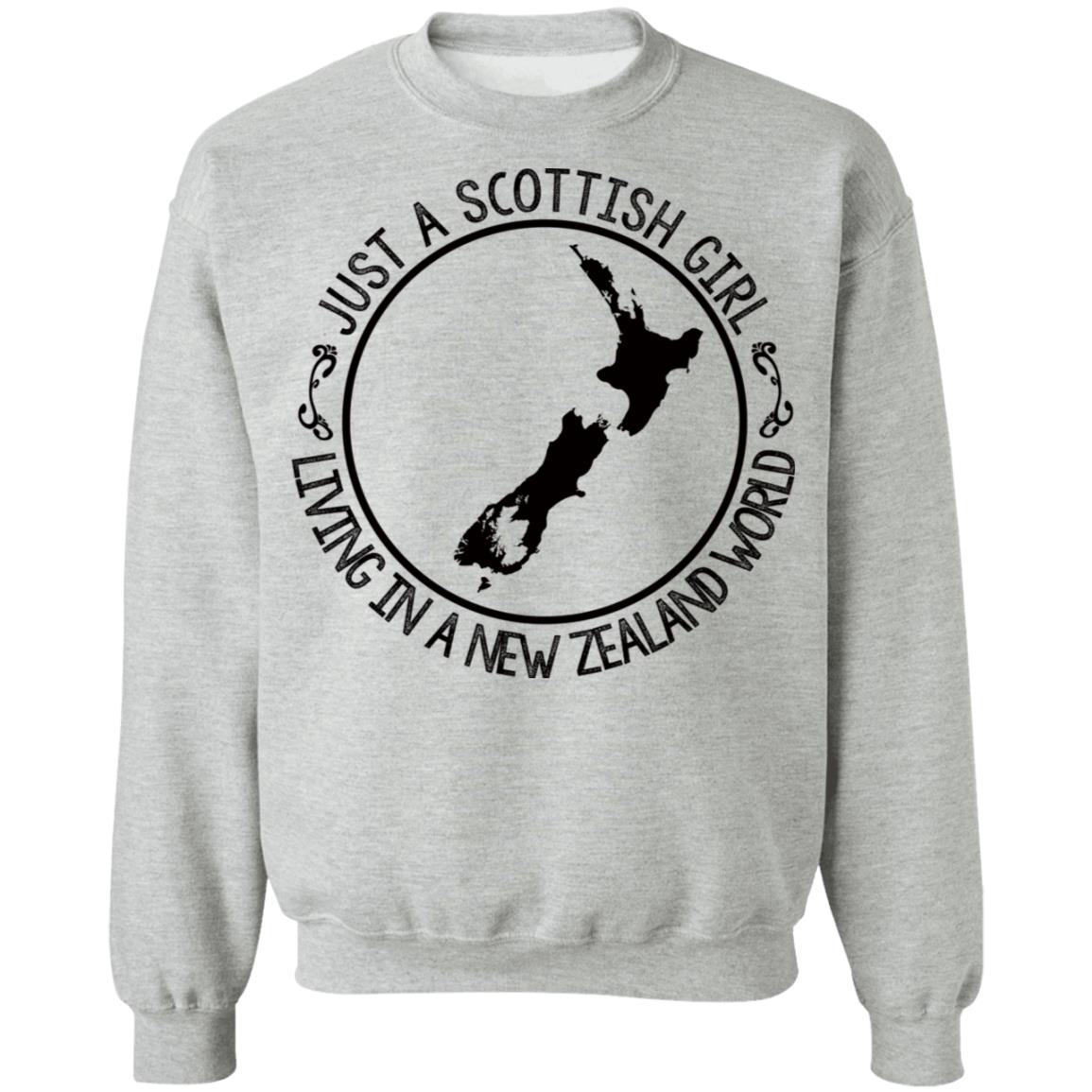 Scottish Girl Living In New Zealand World T-shirt - T-shirt Teezalo