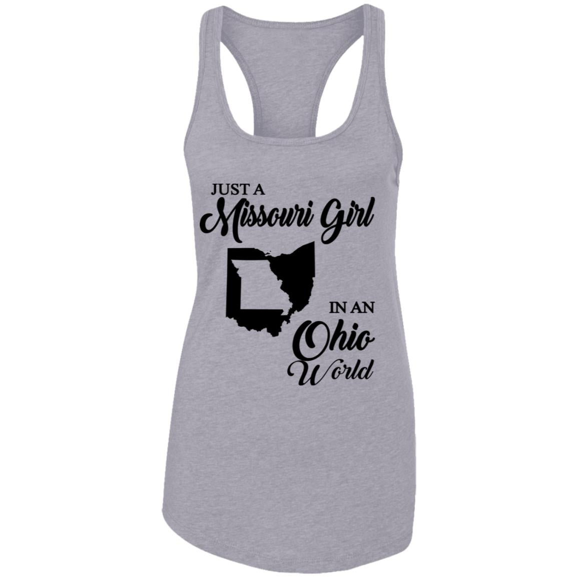 Just A Missouri Girl In An Ohio World T-Shirt - T-shirt Teezalo