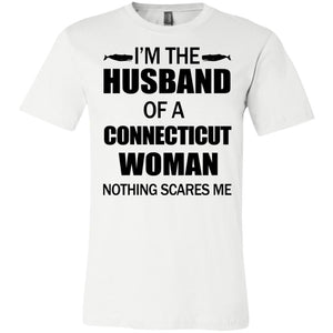I'm The Husband Of A Connecticut Woman T Shirt - T-shirt Teezalo