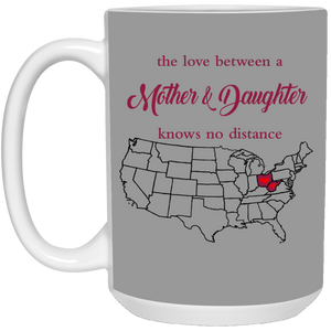 West Virginia Ohio The Love Mother And Daughter Mug - Mug Teezalo