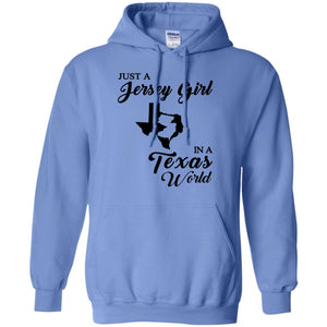 Just A Jersey Girl In A Texas World T-Shirt - T-shirt Teezalo