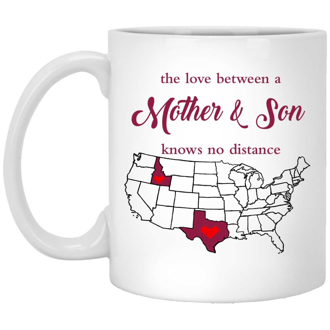 Idaho Texas Mother And Son Mug - Mug Teezalo