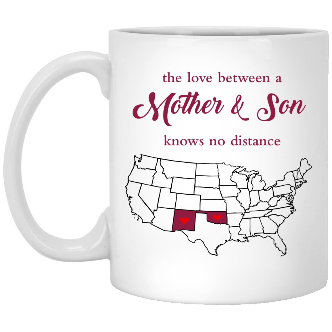 Oklahoma New Mexico The Love Between Mother And Son Mug - Mug Teezalo