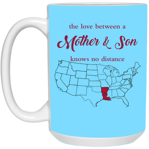 Arkansas Louisiana The Love Mother And Son Mug - Mug Teezalo