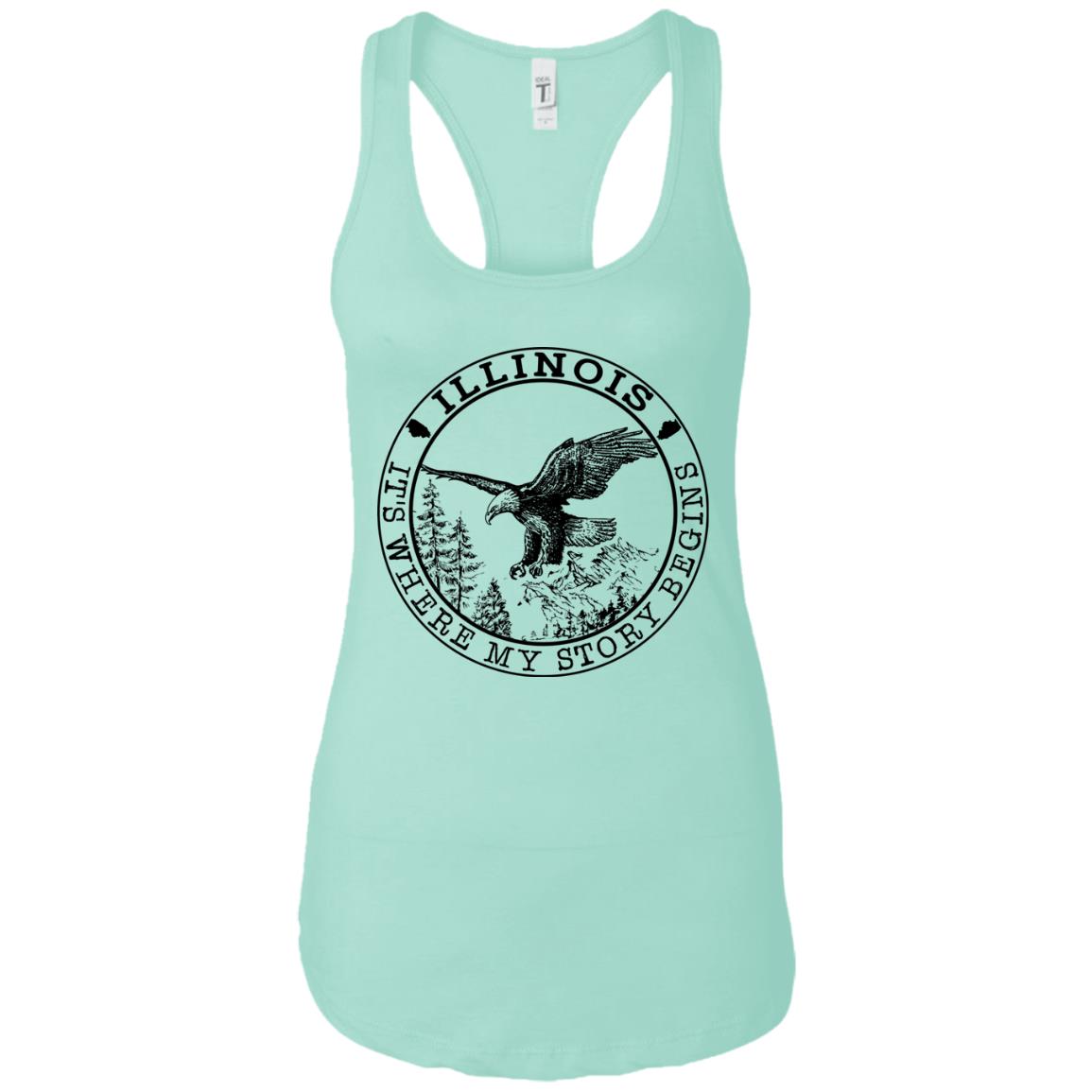 Illinois It's Where My Story Begins Hoodie - Hoodie Teezalo