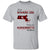 Just A Wyoming Girl Living In A Massachusetts World T-shirt - T-shirt Born Live Plaid Red Teezalo