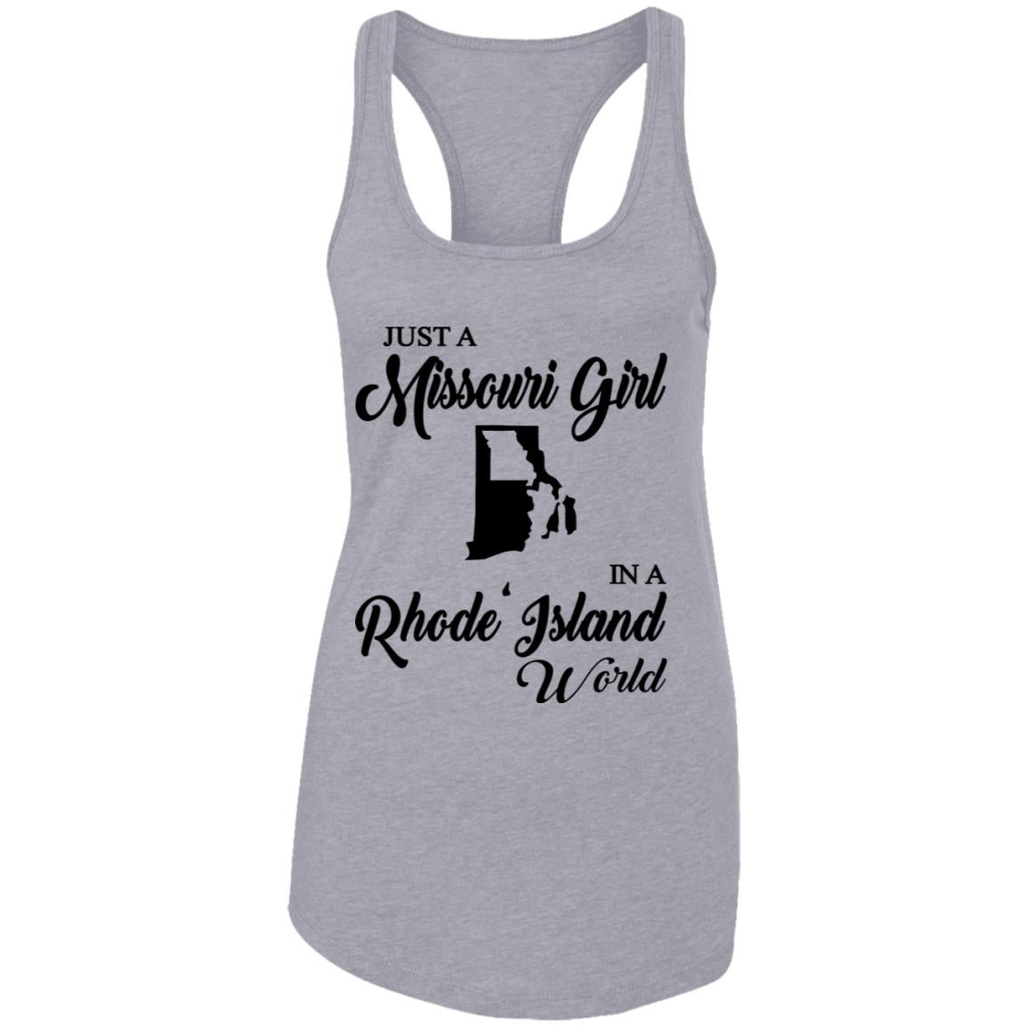 Just A Missouri Girl In A Rhode Island World T-Shirt - T-shirt Teezalo