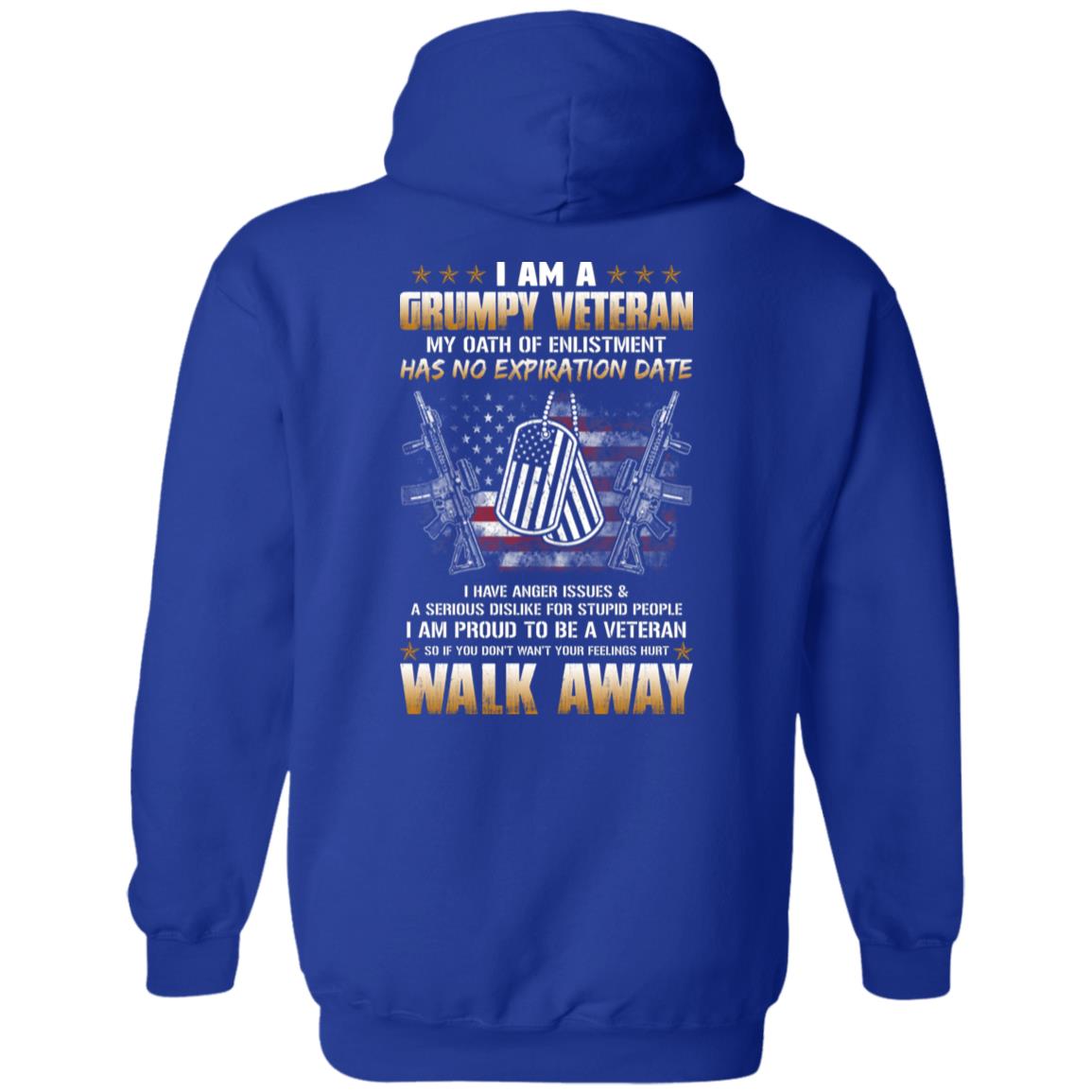 I'm A Grumpy Veteran T-shirt, My Oath Has No Expiration Date - T-shirt Veteran Teezalo