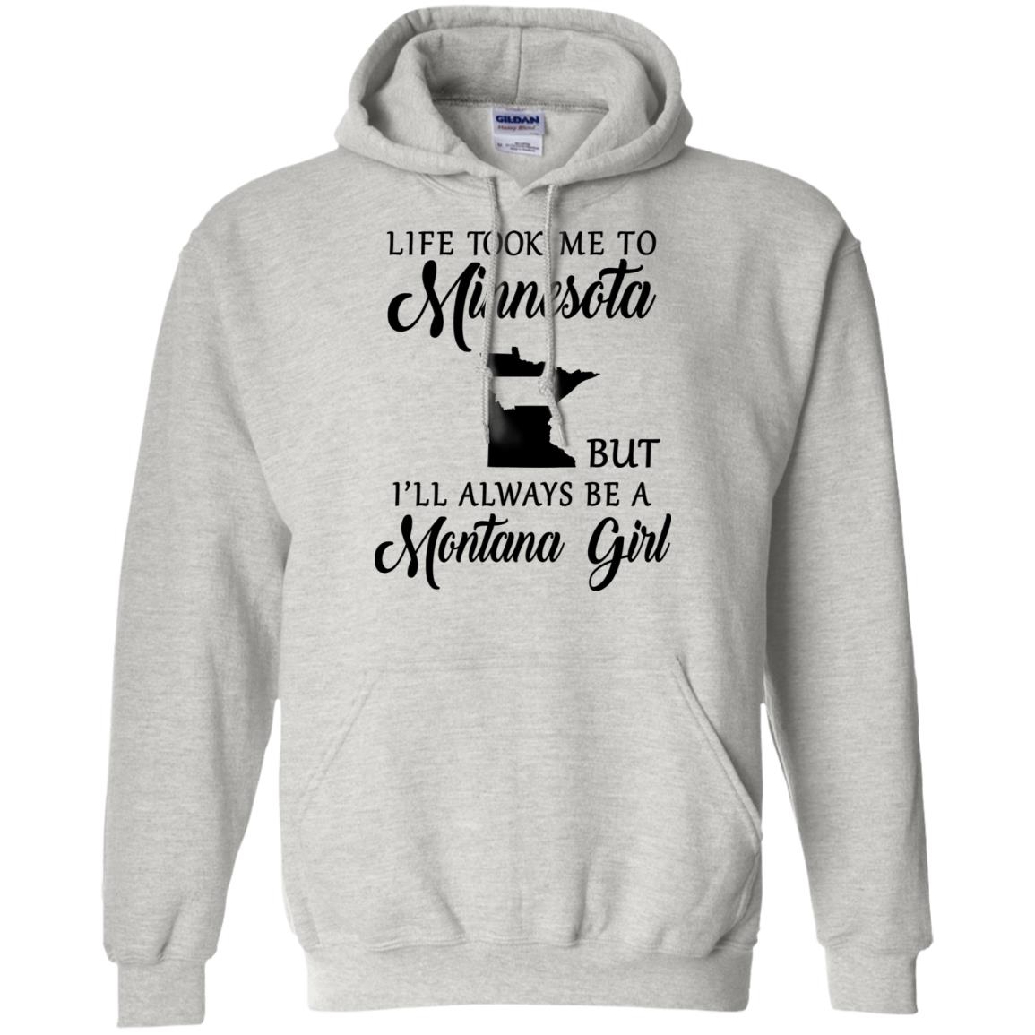 Montana Girl Life Took Me To Minnesota T-Shirt - T-shirt Teezalo