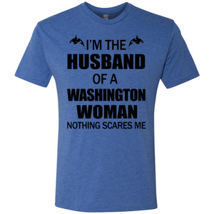 I'm The Husband Of A Washington Woman T-Shirt - T-shirt Teezalo