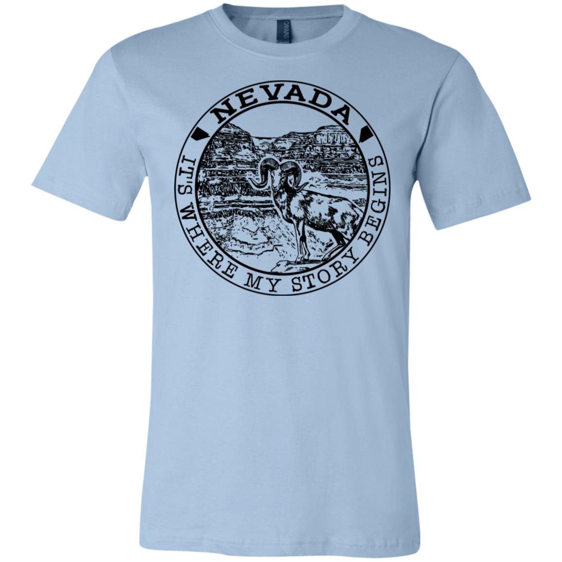 Nevada It's Where My Story Begins Hoodie - Hoodie Teezalo