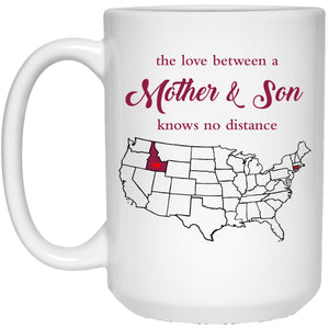Connecticut Idaho The Love Between Mother And Son Mug - Mug Teezalo