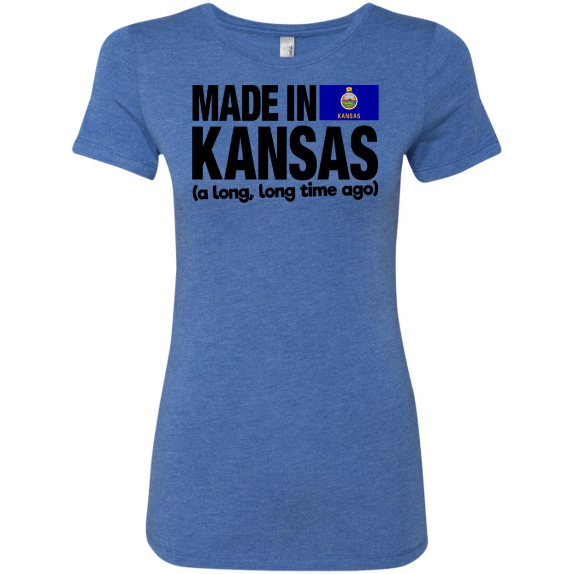 Made In Kansas A Long Long Time Ago T-Shirt - T-shirt Teezalo