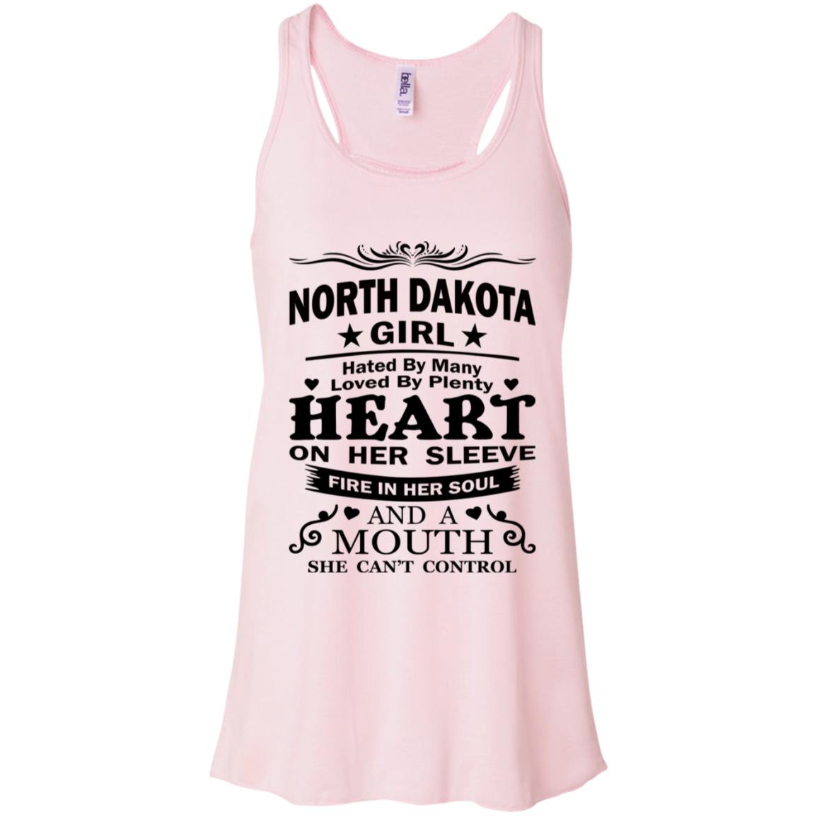 North Dakota Girl Hated By Many Loved By Plenty Hoodie - Hoodie Teezalo