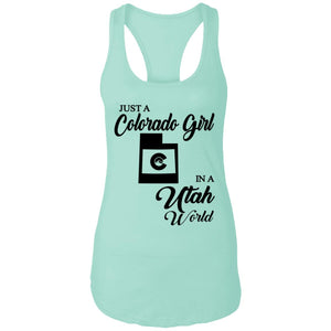 Just A Colorado Girl In A Utah World T-shirt - T-shirt Teezalo