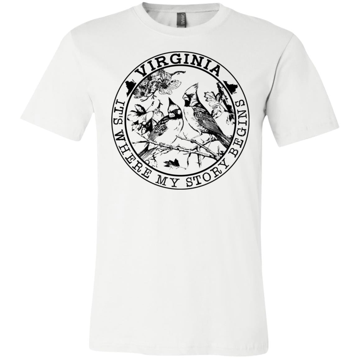 Virginia It's Where My Story Begins Hoodie - Hoodie Teezalo