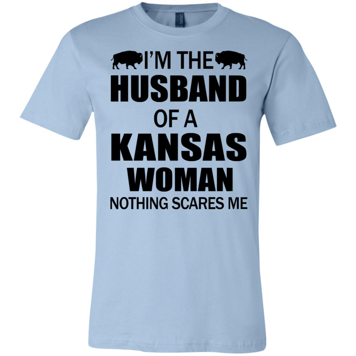 I'm The Husband Of A Kansas Woman T Shirt - T-shirt Teezalo