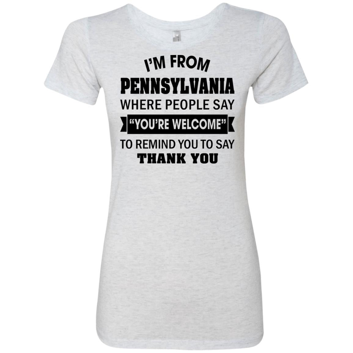 I'm From Pennsylvania Where People Say You're Welcome Hoodie - Hoodie Teezalo