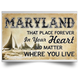 Maryland That Place Forever In Your Heart Poster - Poster Teezalo