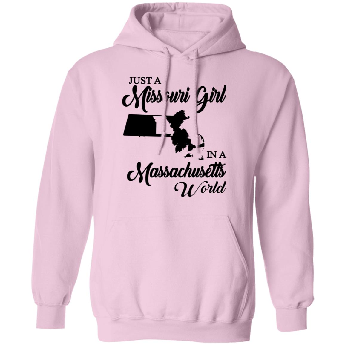 Just A Missouri Girl In A Massachusetts World T-Shirt - T-shirt Teezalo