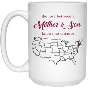 Connecticut Vermont The Love Between Mother And Son Mug - Mug Teezalo