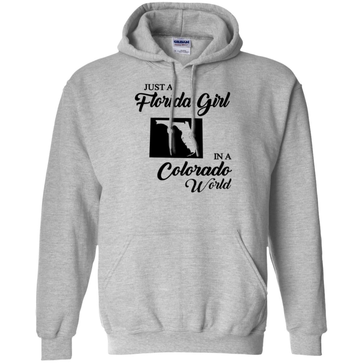 Just A Florida Girl In A Colorado World T-Shirt - T-Shirt Teezalo