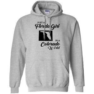 Just A Florida Girl In A Colorado World T-Shirt - T-Shirt Teezalo