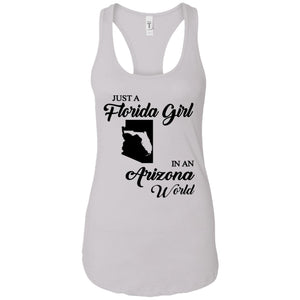 Just A Florida Girl In An Arizona World T-Shirt - T-shirt Teezalo