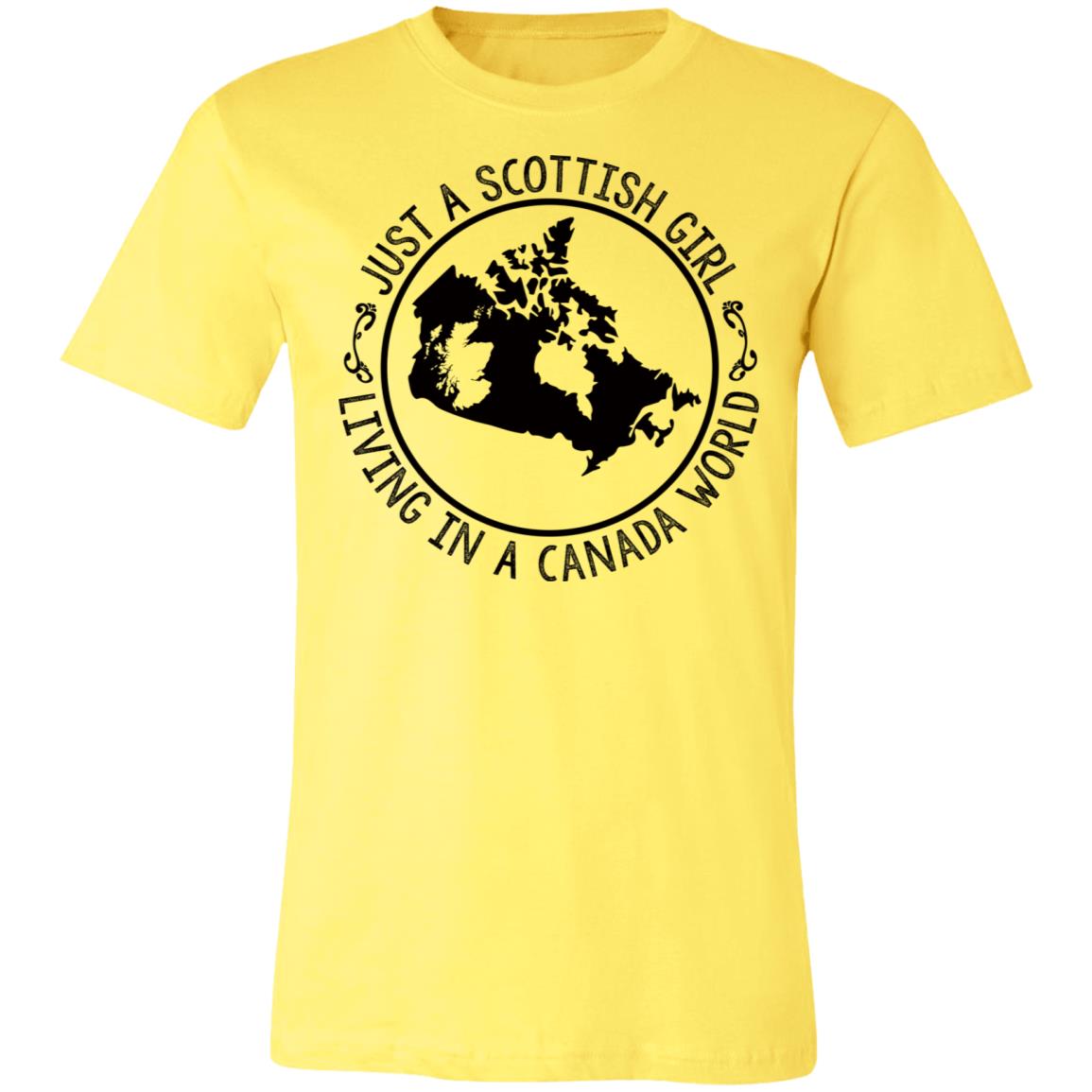 Scottish Girl Living In Canada World Hoodie - Hoodie Teezalo
