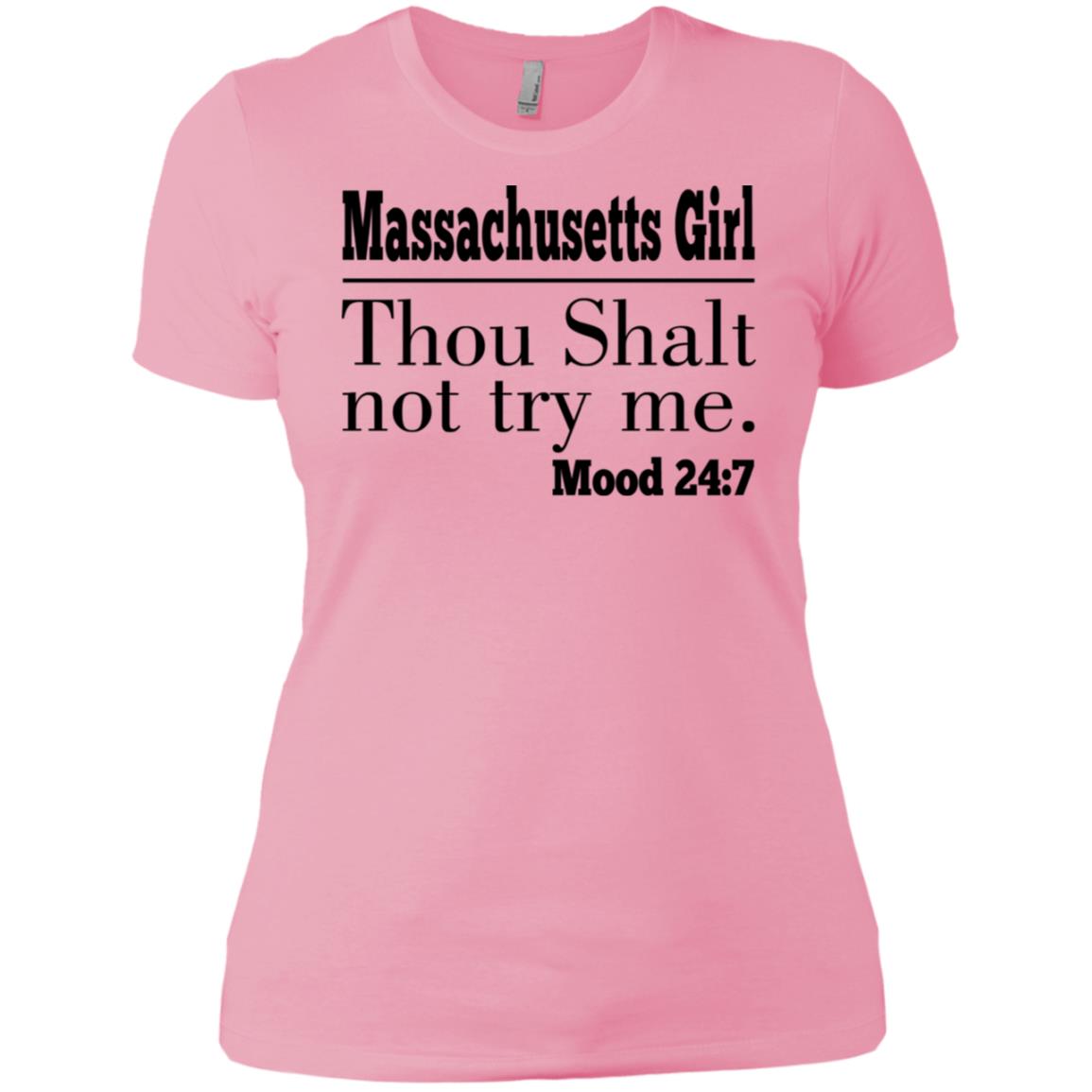 Massachusetts Girl Thou Shalt Not Try Me Racerback T-Shirt - T-shirt Teezalo