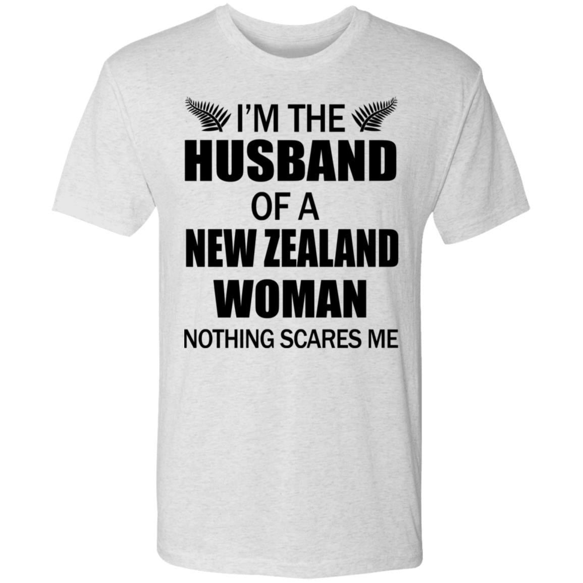 I'm The Husband Of A New Zealand Woman T-Shirt - T-shirt Teezalo