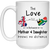 South Africa Uk The Love Mom And Daughter Mug - Mug Teezalo