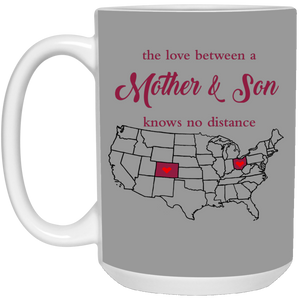 Ohio Colorado The Love Mother And Son Mug - Mug Teezalo