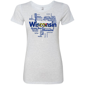 Wisconsin Heart City T-Shirt - T-shirt Teezalo