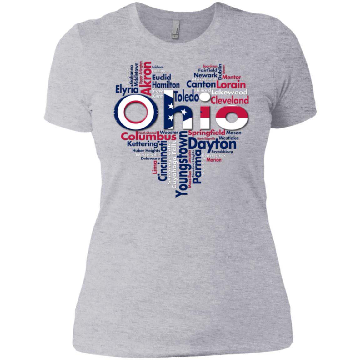 Ohio City Heart T-Shirt - T-shirt Teezalo