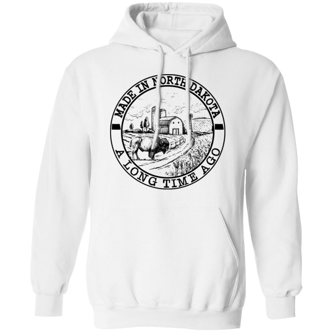 Made In North Dakota A Long Time Ago T Shirt - T-shirt Teezalo