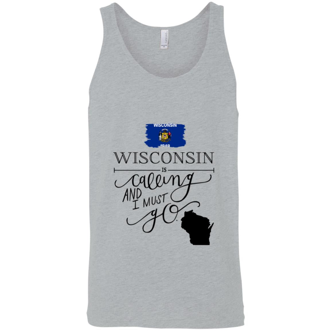 Wisconsin Is Calling And I Must Go Funny T-Shirt - T-shirt Teezalo