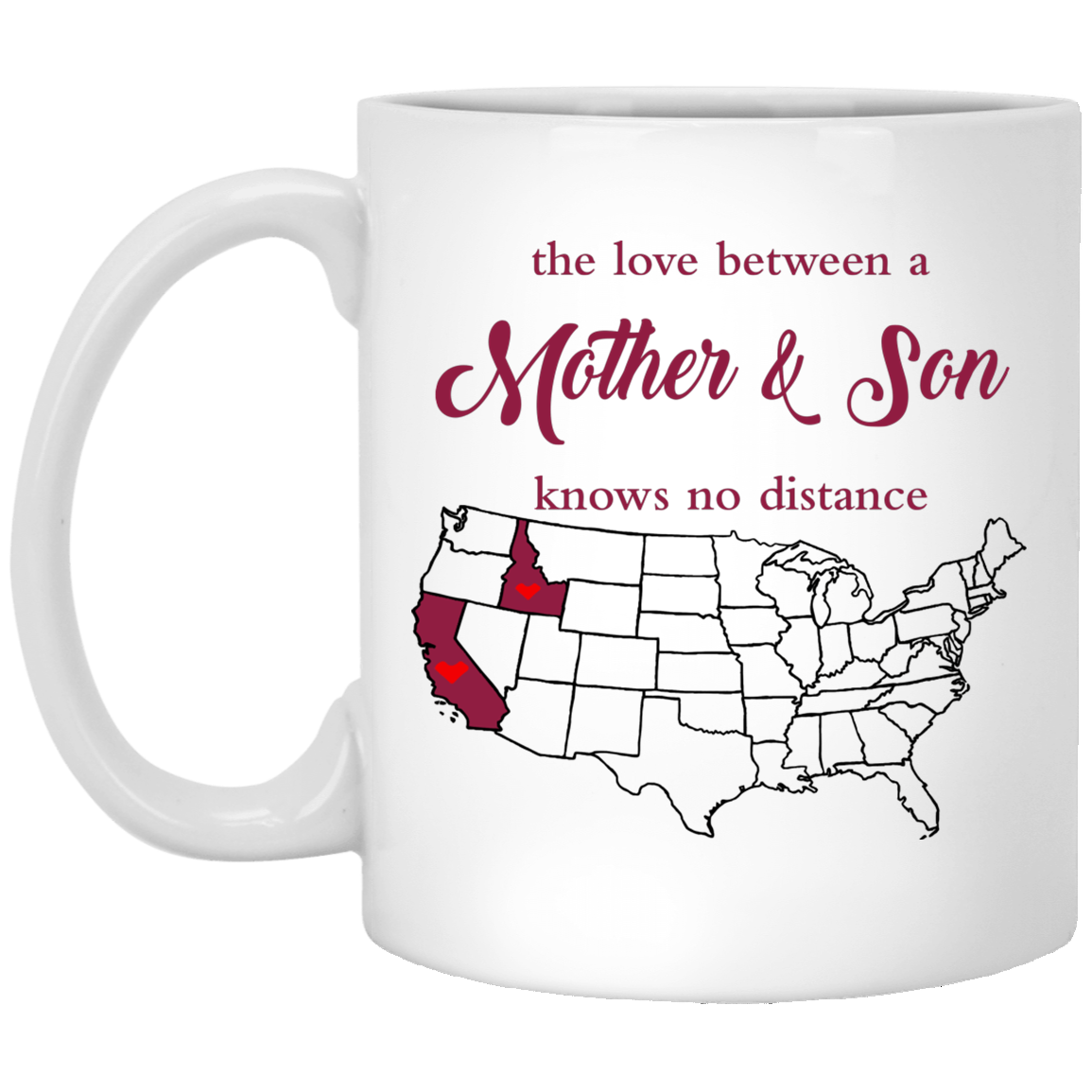 Idaho California Mother And Son Mug - Mug Teezalo