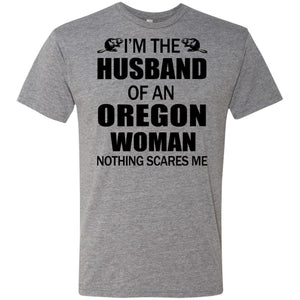 I Am The Husband Of An Oregon Woman Hoodie - Hoodie Teezalo